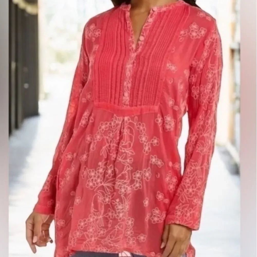 Johnny Was BIRDIE MARISOL TUNIC M